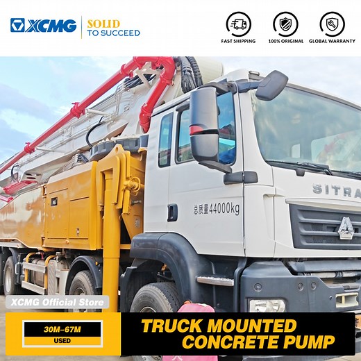 [Hot Item] XCMG Official Hb62V Concrete Pumping Machine 62 Meters Truck Mounted Concrete Pump