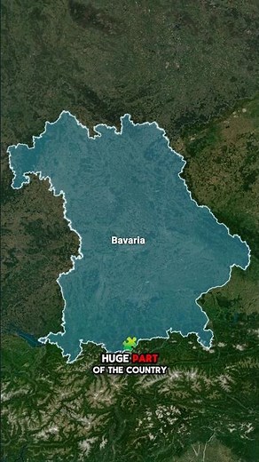 These Two States Own Half of Germany #map #shorts
