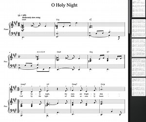 O Holy Night Piano Sheet Music: Easy/intermediate (printable PDF) - Etsy