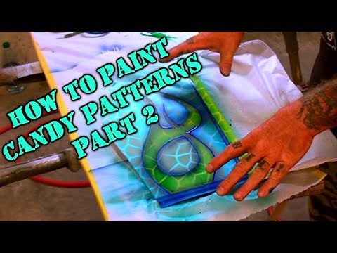 HOW TO: Paint LowRider Patterns With Candy Paint - Part 2