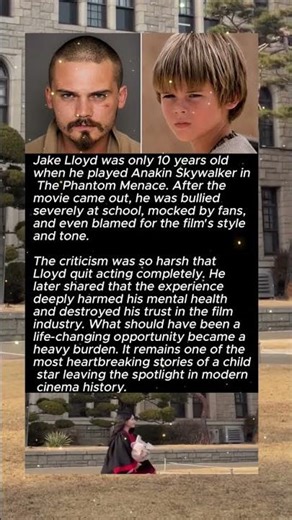 Why Jake Lloyd Walked Away After Star Wars: The Phantom Menace #shorts