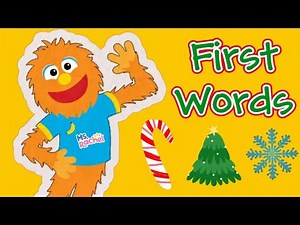 MS RACHEL LEARN 🎄 100 First Words Christmas | Vocabulary Learning for Toddlers | Babies