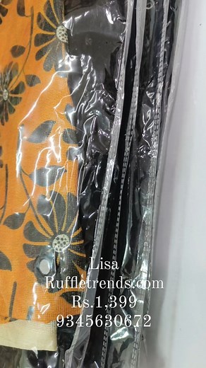 ✨ Exclusive Lisa ✨ Soft and light chiffon with weaving buttis all...