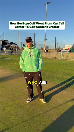 A year ago, @bevboysgolf was working in a Subaru call center. Now, he’s one of golf’s most popular content creators. ⛳️ How did rapping about golf, his wife’s acting skills and support from his mom change the Transfusion Papi’s career path? #golf #golfer #golfstagram | Jeff Eisenband