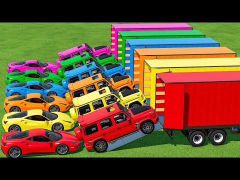 G Wagon vs Super Lamborghini | Extream Test With Super Cars In Fs22 | Farming Simulator 22 |