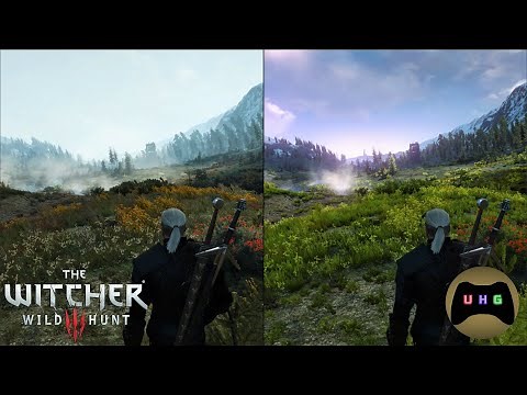 The Witcher 3 | Vanilla vs WITCHER 2 OVERHAUL LIGHTING MOD | Graphics mods Comparison Showcase