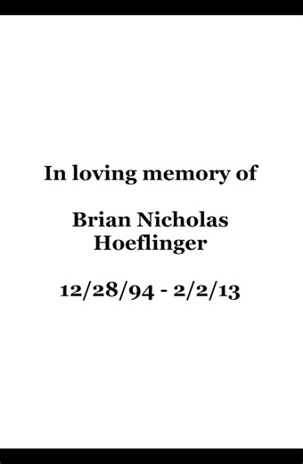 Happy heavenly birthday Brian. We love and miss you always 💙🩵 A beautiful video my daughter made the other year