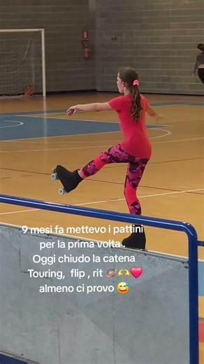 Catena touring flip rit #pattinaggioartistico #catenadisalti #saltipattinaggio