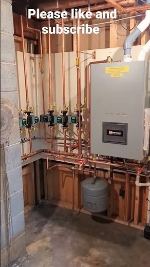 Burnham Alta combination boiler install completed. By TJ HVAC Service and install.