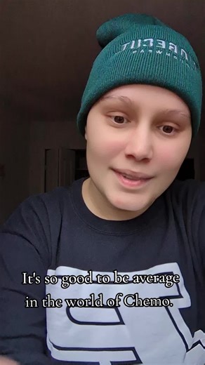 I'm having a pretty average chemo experience. All the expected side effects & no really big scary things. and I'm super grateful for that. If you're about to go through treatment, you have every reason to believe you'll be average too. #cancertok #breastcancer #cancertreatment #chemotherapy #newbeanie