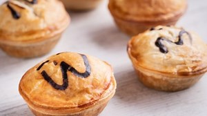 Fast food bandit strikes again at pie shop