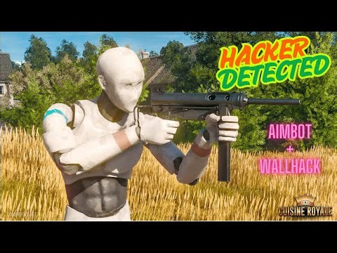 Actually found a hacked in Cuisine Royale ! No collision aimbot cheats !