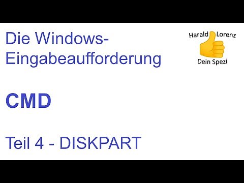CMD-Tutorial (deutsch) CMD-Befehle Teil 4 - DISKPART