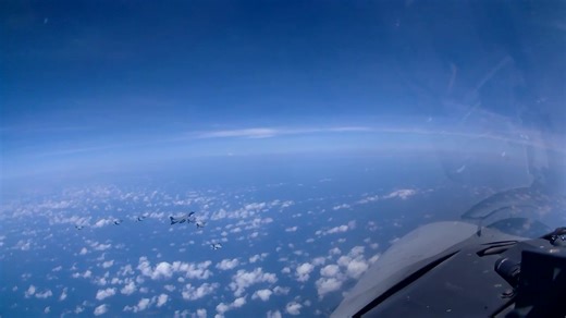 54K views · 1K reactions | PAF's FA50 aircraft along with US B-1B bomber aircraft, F16 aircraft and F18 aircraft during the Bilateral Air Patrol on April 29, 2025 over the West Philippine Sea. Courtesy of 5th Fighter Wing⁩, PAF | Philippine Air Force | Facebook