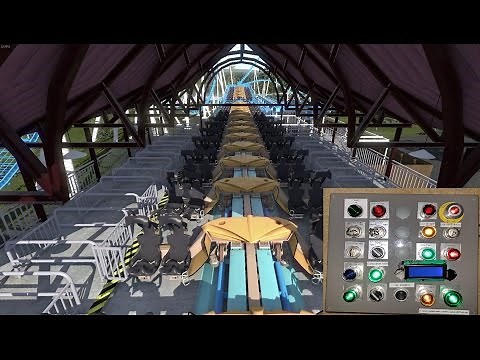 NoLimits 2 Coaster Control Panel: Startup and Demo