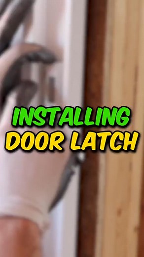 How To Install A Patio Door Latch! #DIY #doors @Lowe’s | Excellent Laborer