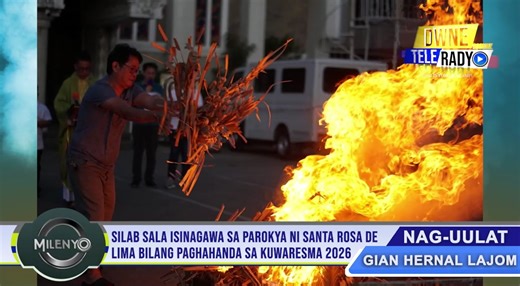 𝐏𝐀𝐑𝐎𝐊𝐘𝐀 𝐍𝐈 𝐒𝐀𝐍𝐓𝐀 𝐑𝐎𝐒𝐀 𝐃𝐄 𝐋𝐈𝐌𝐀 𝐈𝐒𝐈𝐍𝐀𝐆𝐀𝐖𝐀 𝐀𝐍𝐆 𝐒𝐈𝐋𝐀𝐁 𝐒𝐀𝐋𝐀 𝐁𝐈𝐋𝐀𝐍𝐆 𝐏𝐀𝐆𝐇𝐀𝐇𝐀𝐍𝐃𝐀 𝐒𝐀 𝐌𝐈𝐘𝐄𝐑𝐊𝐔𝐋𝐄𝐒 𝐍𝐆 𝐀𝐁𝐎 -Gian Hernal Lajom Isinagawa kaninang umaga, February 17, 2026 sa Parokya ni Santa Rosa De Lima ang Silab Sala na pinangunahan ng Kura Paroko Rdo. Padre Mark Ancheta bilang paghahanda sa pagpasok ng Kuwaresma na magsisimula bukas sa pamamagitan ng Miyerkules ng Abo. Matapos ang pagsasagawa ng Silab Sala ay sinundan ito ng bana