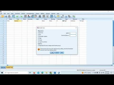 SPSS for Beginners Part I: Inputting Questionnaire on SPSS