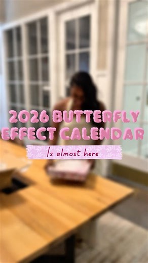 The 2026 Butterfly Effect Bingo Calendar just arrived…#butterflyeffectcalendar