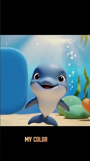 Dolphin 🐬 | Blue | Ocean Animals for Kids #shorts