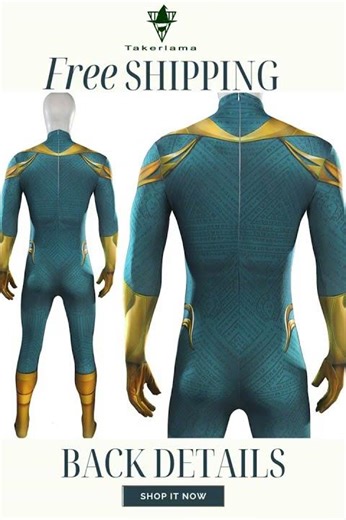 Takerlama Doctor Fate Jumpsuit Black Adam Cosplay Costume Printed Style 1