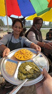 7.1M views · 141K reactions | Sarson Ka Saag Makki Ki Roti in Mohali | Food lover | Facebook