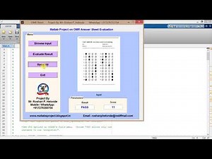 OMR Answer Sheet Evaluation using Matlab Project Code FINAL YEAR PROJECT
