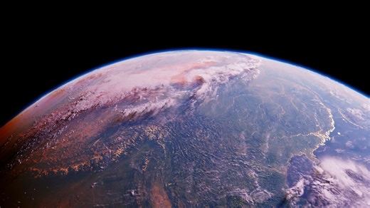 blender Cycles渲染写实地球