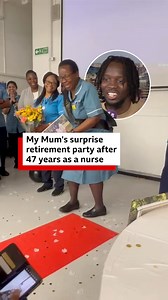 154K views · 3.5K reactions | After 47 years working as a nurse Melanie Choruma's colleagues at Croydon University Hospital threw a surprise party for her retirement. Melanie’s son Keith says it was "amazing" to see her being celebrated. During her 27 years working for the NHS, Melanie helped train other nurses and created a training programme that's still in use in Croydon. #NHS #NHSNurse #London #nursing | BBC London | Facebook