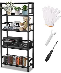 4 Tier 1000LBS Storage Shelves Heavy Duty, Storage Racks and Shelving, Standing Storage Shelf Units, Utility Shelf with Wheels, Metal Shelves for Garage, Kitchen, Living Room, and Pantry.