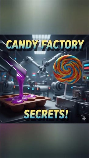 How Lollipop Is Made Today: Inside the Modern Candy Factory#Lollipop #HowItsMade #CandyFactory