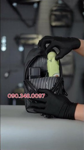 Túi đeo chéo chống bám nước, nhiều ngăn tiện dụng