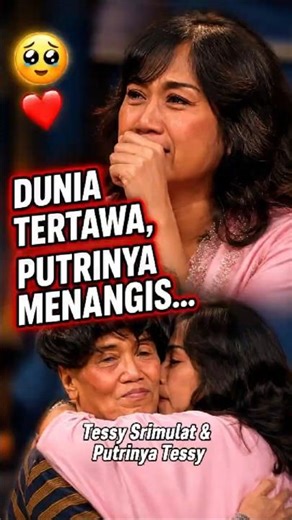 Who would have thought that behind Tessy's always funny face, there is this touching moment with ...