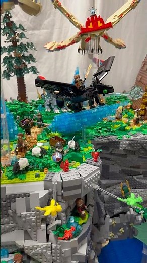 This is LEGO Berk from HOW TO TRAIN YOUR DRAGON