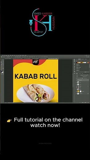 Restaurant Ad Poster in 40sec