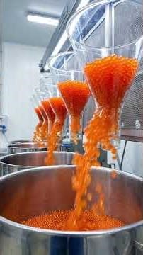 Advanced Salmon Roe Processing Factory 3D Industrial ASMR Automated Ikura Production Line