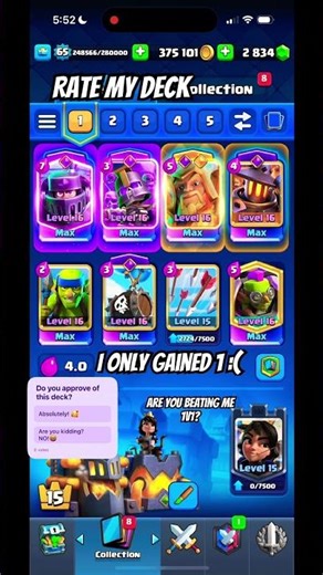 I Think This Deck Is Broken… 💀 #clashroyale #viral #funny