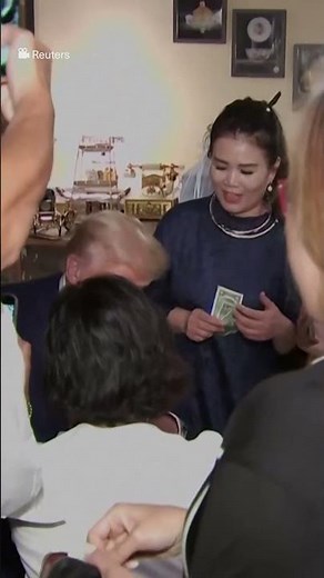 Trump visits Vietnamese community in Virginia | VOA News #shorts