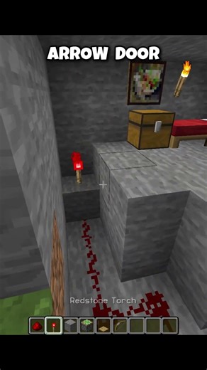 Minecraft Arrow Door #minecraft
