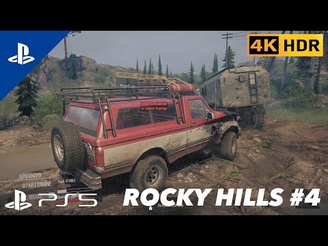 MudRunner – Hardcore Log Delivery | Rocky Hills #4 | PS5
