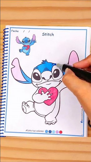 🎨 Stitch Coloring Pages Step by Step | Art for Kids and Disney Fans