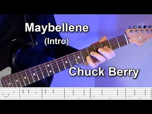 Maybellene by Chuck Berry | Guitar Intro | Tabs | Lesson
