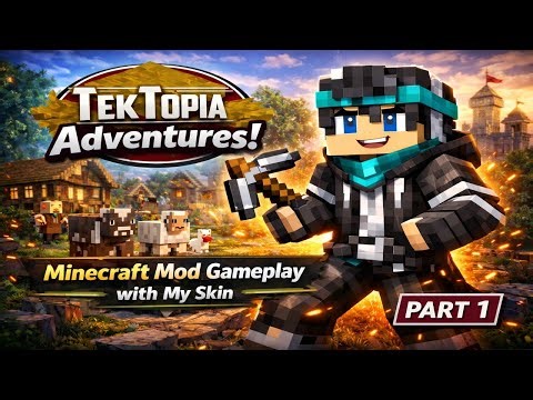 TekTopia Mod Survival Begins! | Minecraft Gameplay |​ EP.1