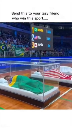 JACK 🦅 on Instagram: "Tag you lazy friend 😂 Follow for more funny videos Finally, a sport that doesn’t require running, sweating, or even standing up — just existing horizontally. 😴😂 This reel captures the ultimate championship for all the lazy legends out there — the sleep competition. No cardio, no protein shakes, just pure, unfiltered napping energy. While other athletes stretch their muscles, these players stretch their blankets. The rules are simple: the one who sleeps the longest wins.