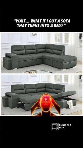 Sometimes the simplest ideas make the biggest difference! Visit our website! bunkbedhub.ca #sofabed