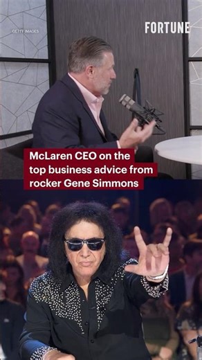 McLaren CEO on the top business advice from rocker Gene Simmons #McLaren #advice