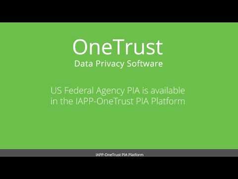 IAPP-OneTrust's U.S. Federal Agency Privacy Impact Assessment Demo