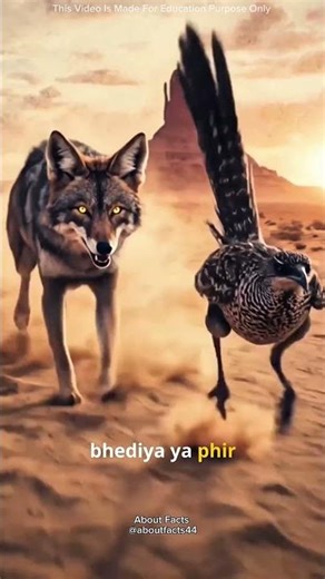 fastest bird on land⚡||#science #sciencefacts #facts