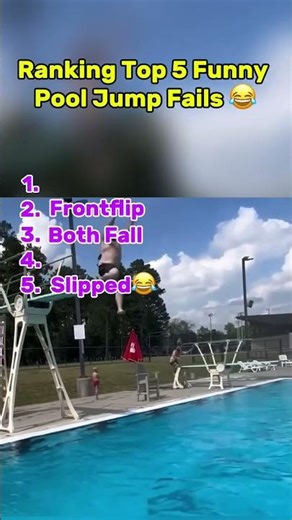 Funny Pool Jump fails😂 #fail #jump #viral