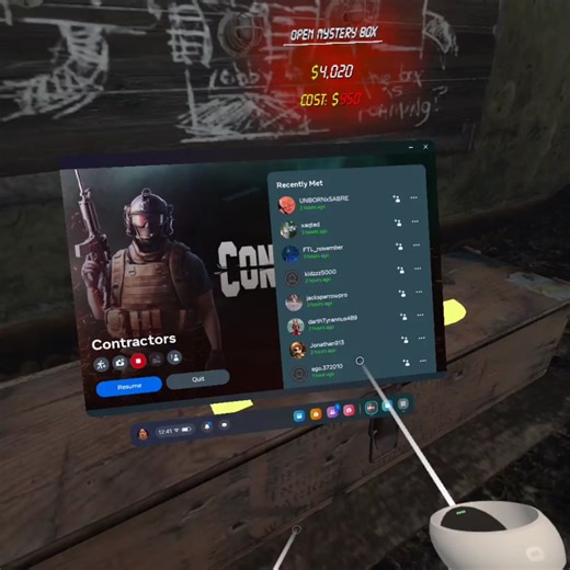 Zombies VR. Like whaaaaaaatt